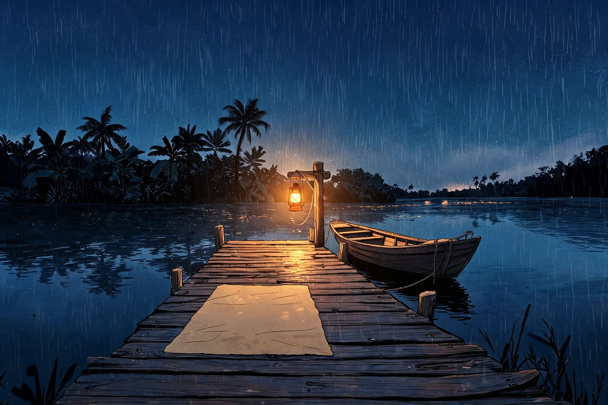 Sri Lanka · Lakeside village